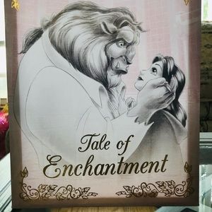 Beauty and the Beast Canvas Frame.